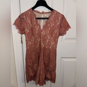 Dusty rose romper